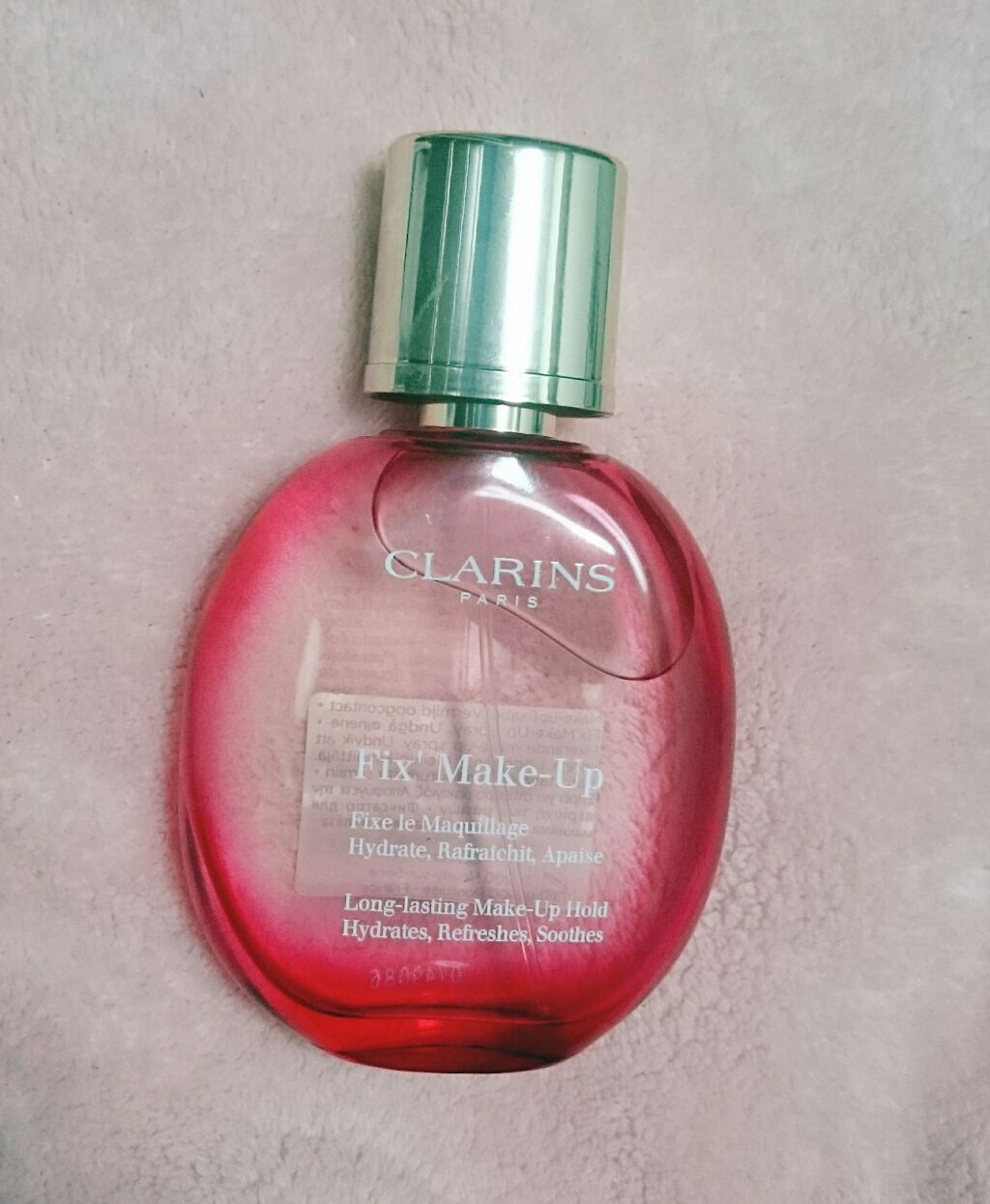 フィックス メイクアップ/CLARINS/ミスト状化粧水を使ったクチコミ(1枚目)