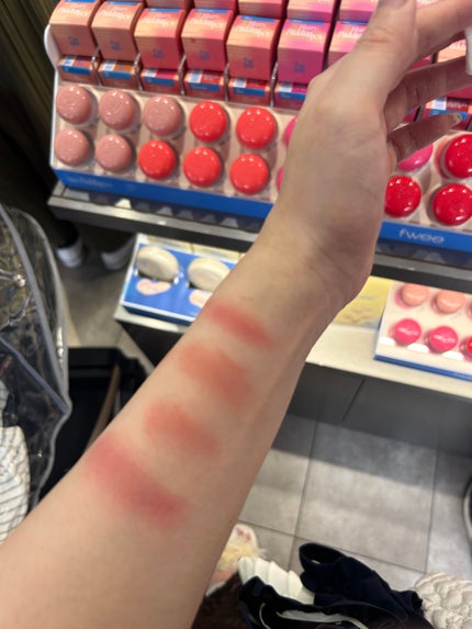 フィー リップアンドチーク ブラーリープリンポット/fwee/口紅を使ったクチコミ(1枚目)