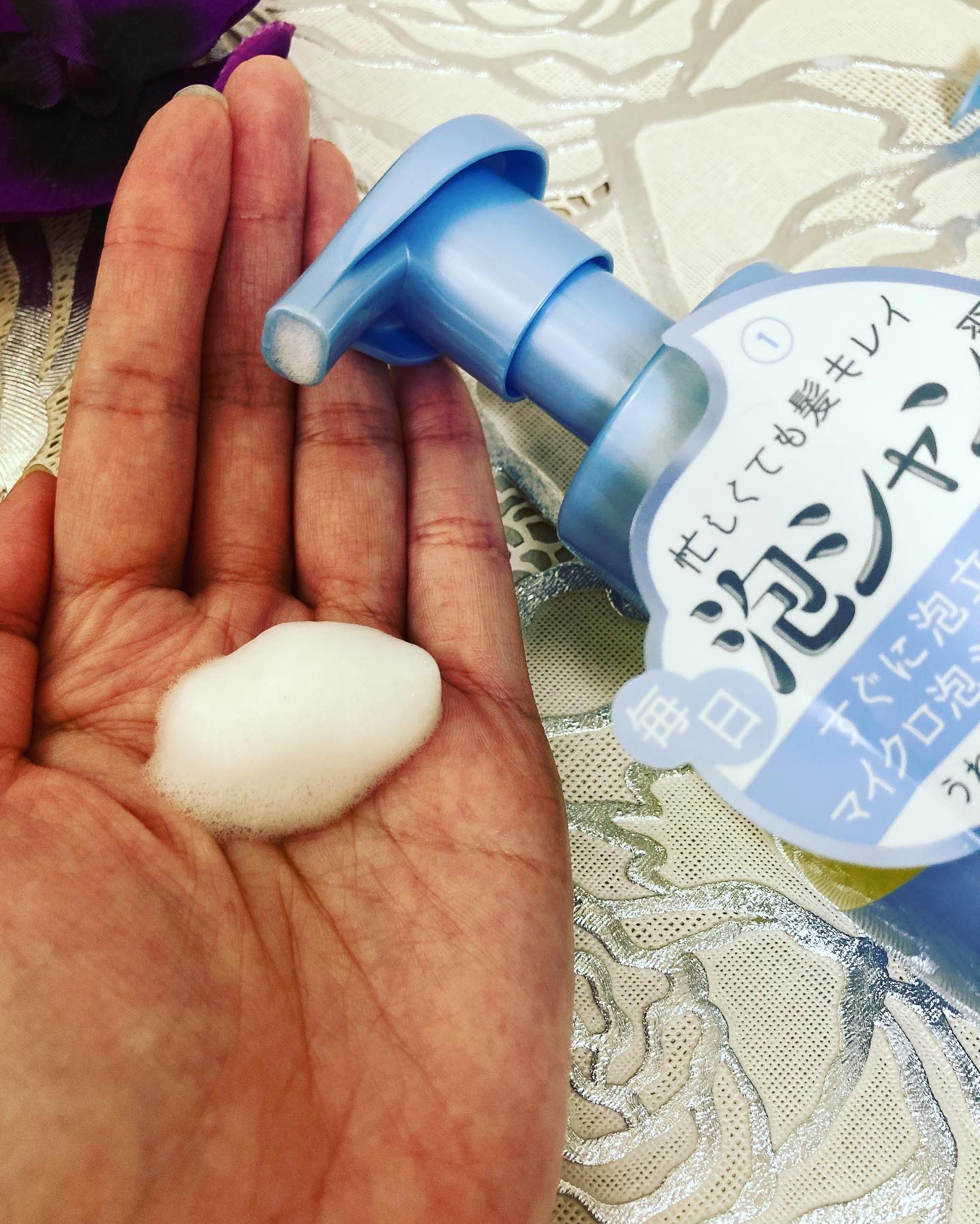 スムース泡シャンプー〈ホワイトティーの香り〉/SGNI/市販シャンプーを使ったクチコミ（2枚目）