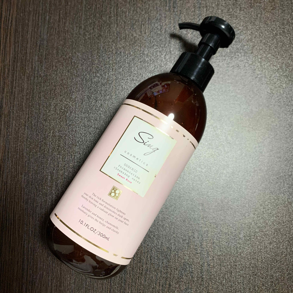 オーガニック発酵クレンジングウォーター/Sing/クレンジングウォーターを使ったクチコミ（1枚目）