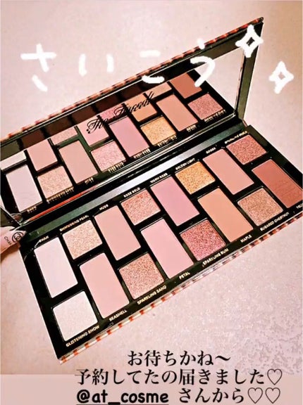 ボーン ディス ウェイ ザ ナチュラル ヌード アイシャドウ パレット/Too Faced/アイシャドウパレットを使ったクチコミ(2枚目)