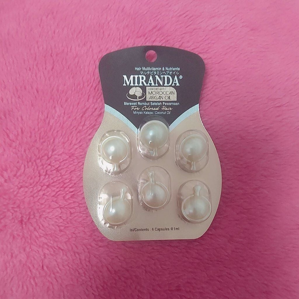 ヘアビタミン カラーケアヘアオイル/MIRANDA/ヘアオイルを使ったクチコミ(1枚目)