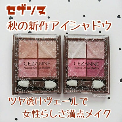 ニュアンスオンアイシャドウ/CEZANNE/アイシャドウパレットを使ったクチコミ(1枚目)