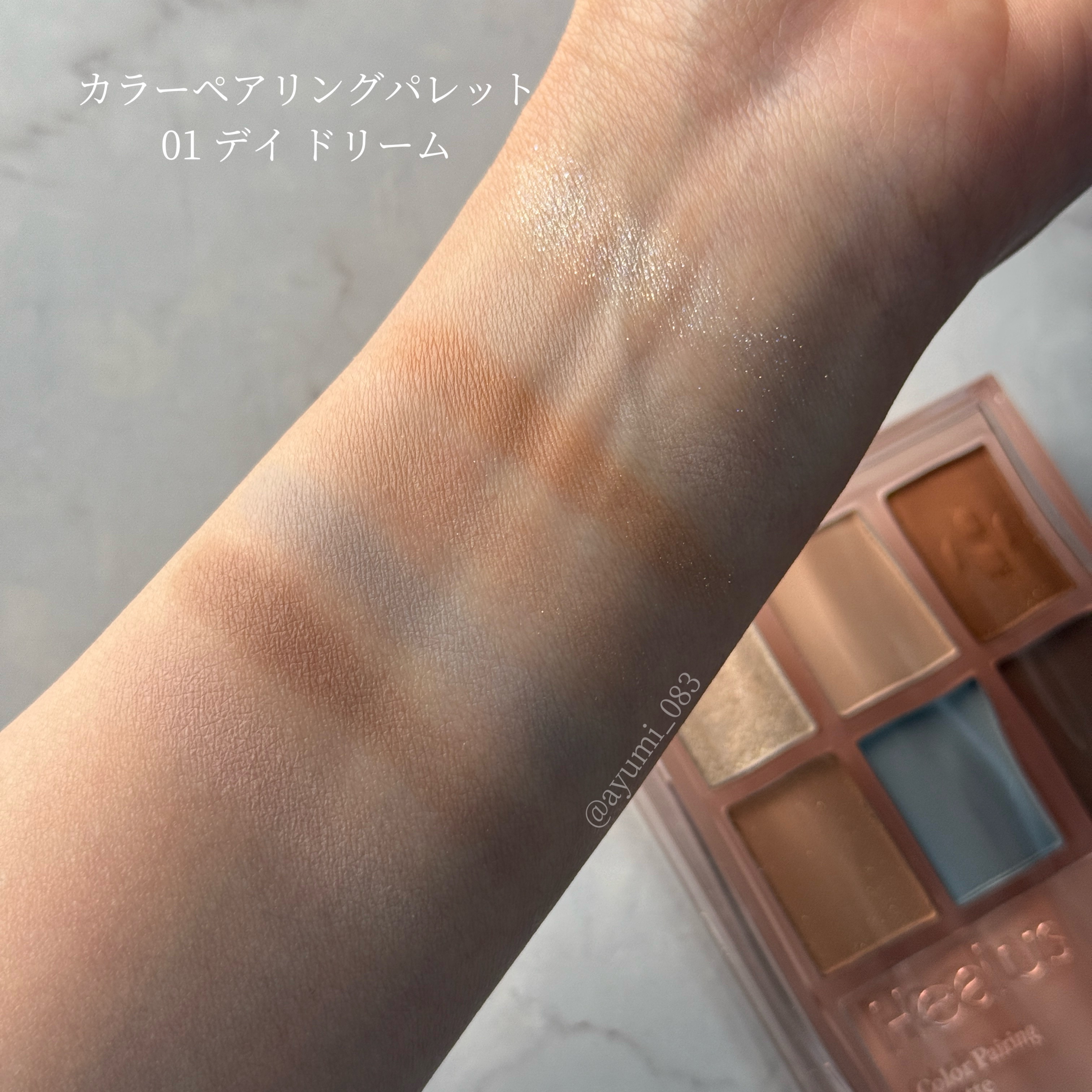 アイシャドウパレット/Healus/アイシャドウパレットを使ったクチコミ（3枚目）