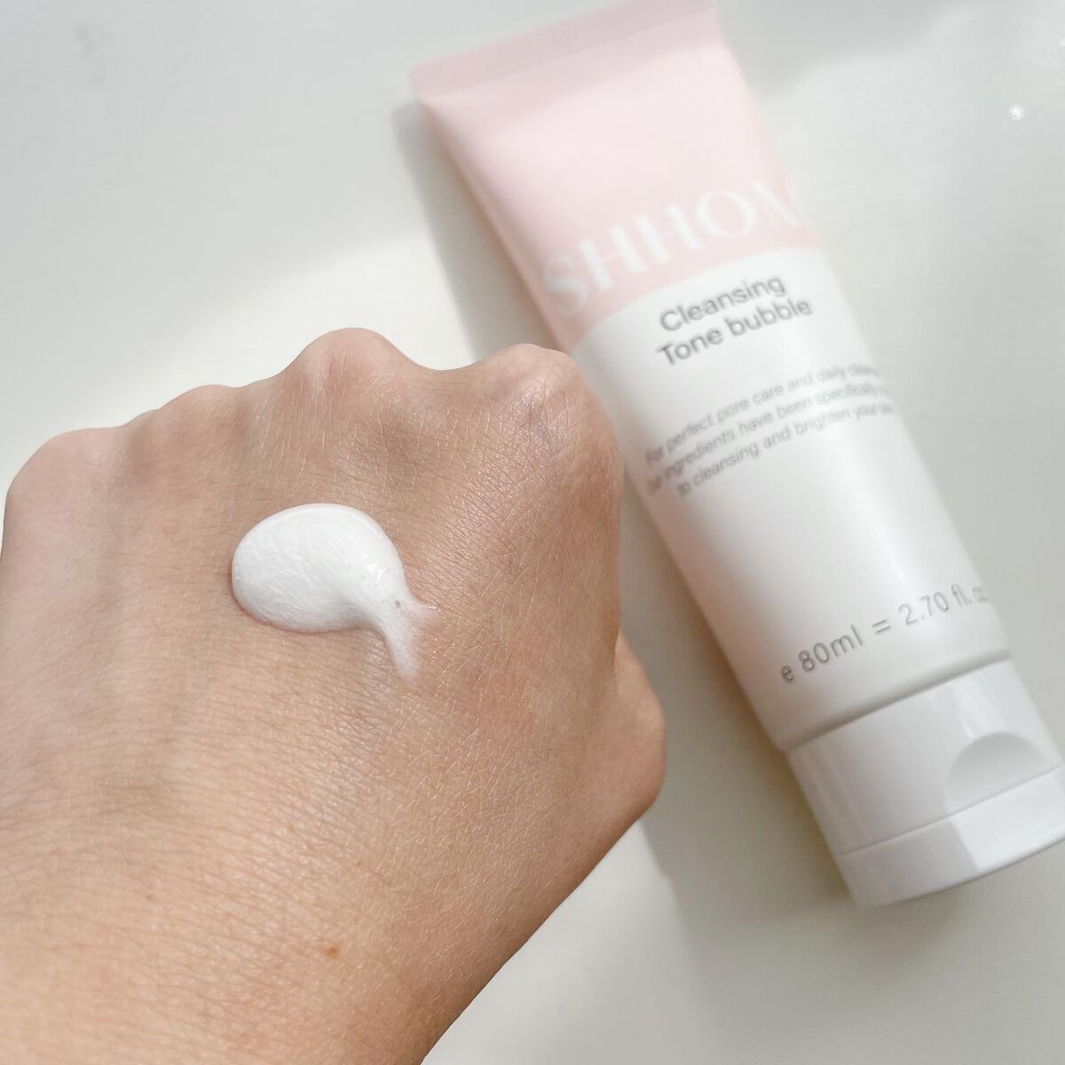 クレンジングトーンバブル/SHHOM/洗顔フォームを使ったクチコミ(2枚目)