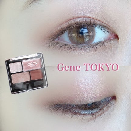 リラクシーアイシャドウ/GENE TOKYO/アイシャドウパレットを使ったクチコミ(1枚目)