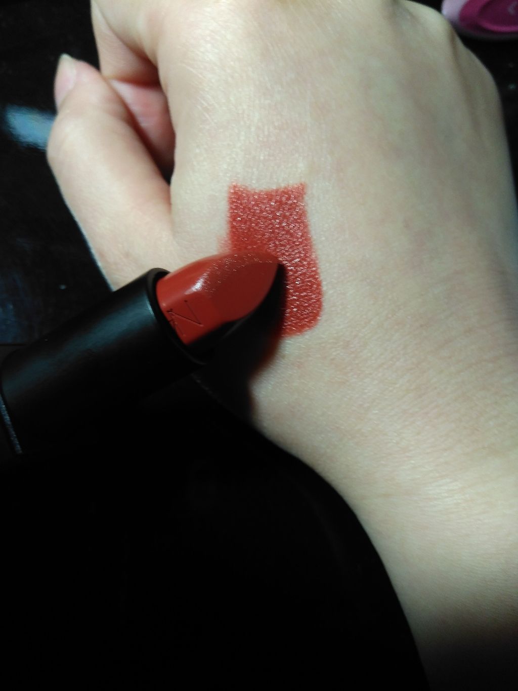 オーデイシャスリップスティック/NARS/口紅を使ったクチコミ(2枚目)