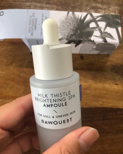 ミルクシスルブライトニングスパ アンプル/RAWQUEST/美容液を使ったクチコミ(7枚目)