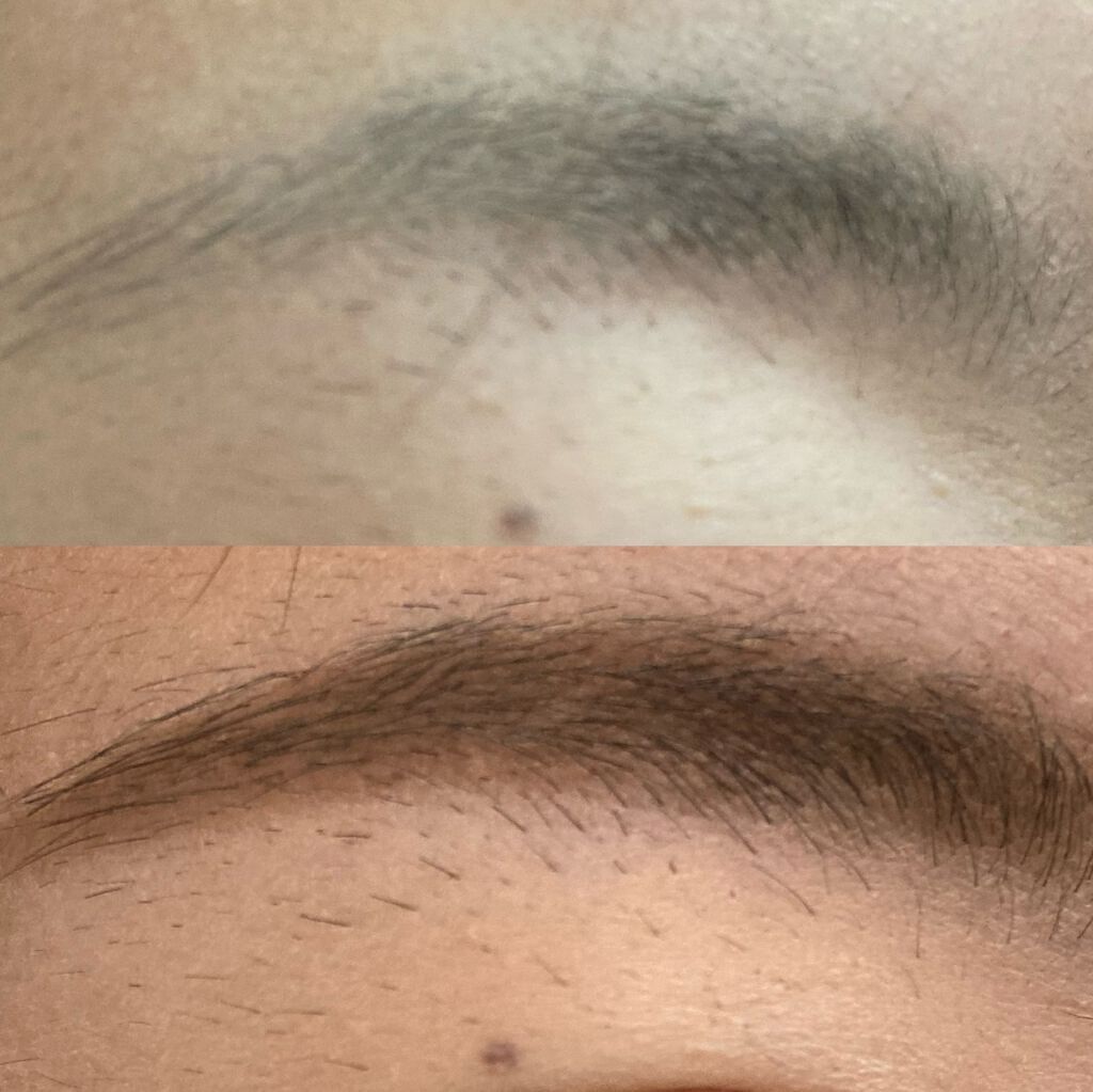 スタイリング パウダーアイブロウ SE01 ナチュラルブラウン/excel/パウダーアイブロウを使ったクチコミ（3枚目）