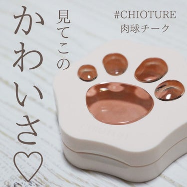 ラブリー肉球チーク/CHIOTURE/パウダーチークを使ったクチコミ（2枚目）