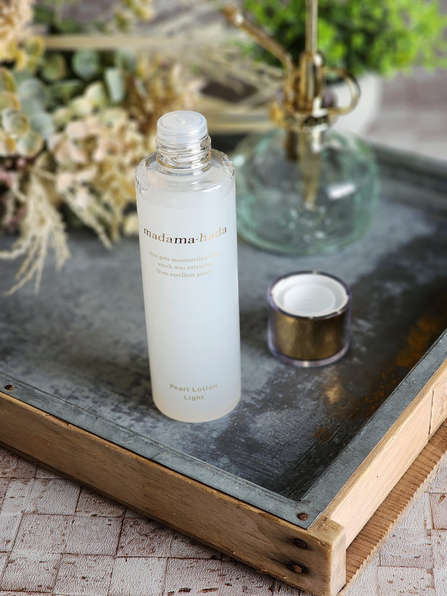 真珠肌ベーシックパールローション/madama･hada（真珠肌）/化粧水を使ったクチコミ（2枚目）