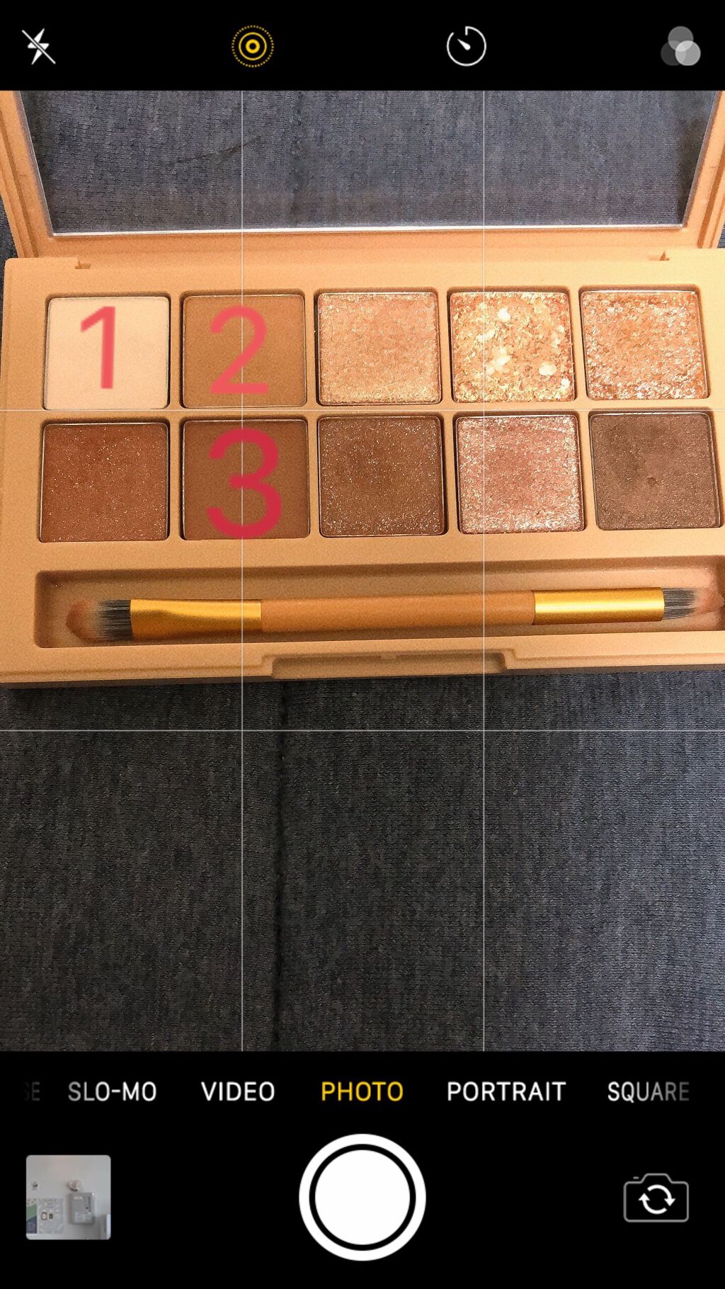 パーフェクトマルチアイズ/キャンメイク/アイシャドウパレットを使ったクチコミ(4枚目)