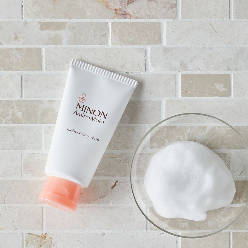 アミノモイスト モイストクリーミィ ウォッシュ/ミノン/洗顔フォームを使ったクチコミ(1枚目)