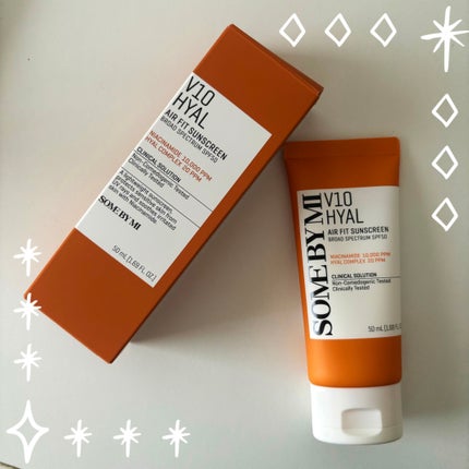V10ヒアルエアフィットサンスクリーン/SOME BY MI/日焼け止めクリームを使ったクチコミ(1枚目)