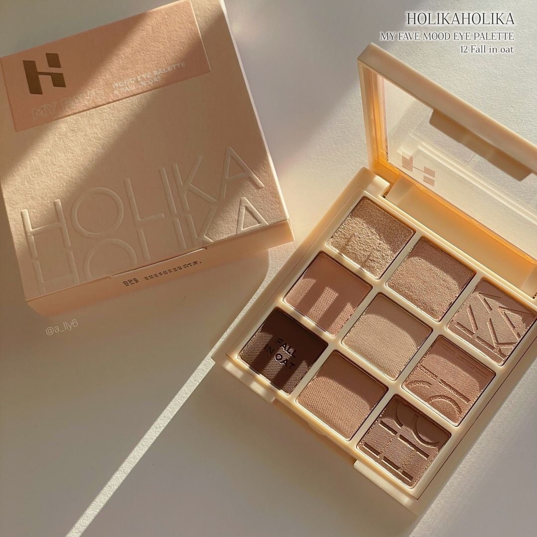 マイフェイブムードアイパレット 9カラー/HOLIKA HOLIKA/アイシャドウパレットを使ったクチコミ(2枚目)