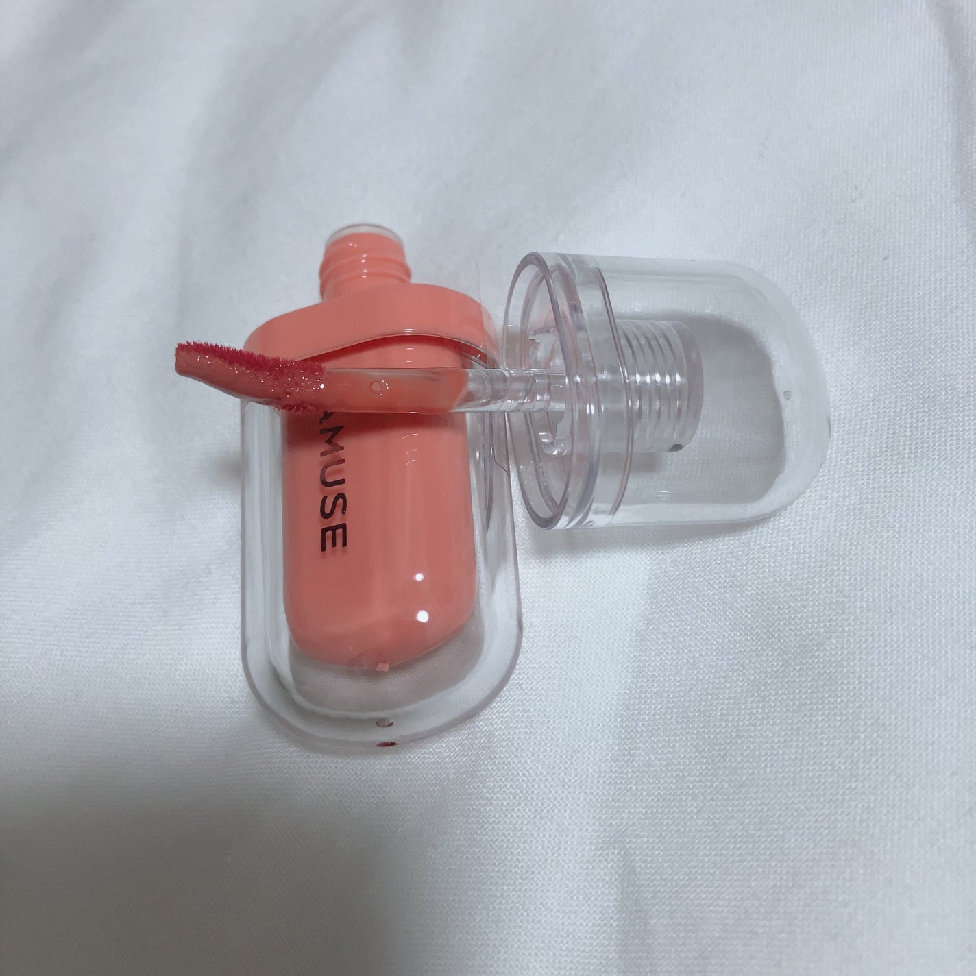 ジェルフィットティント/AMUSE/リップティントを使ったクチコミ(2枚目)