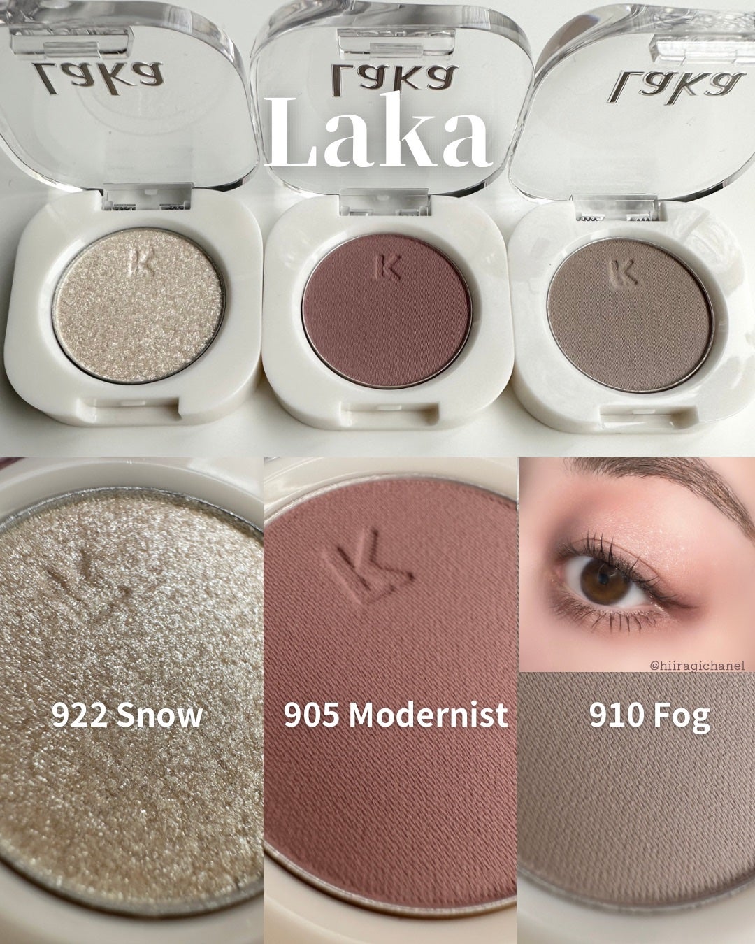 モノアイシャドウ/Laka/単色アイシャドウを使ったクチコミ(1枚目)