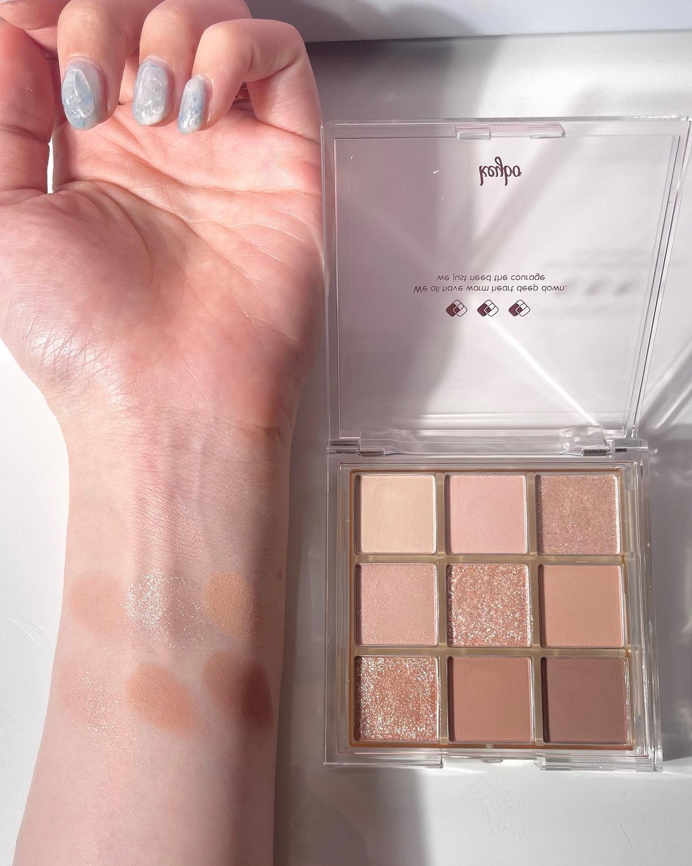 KEYBO FALL IN LOVE SHADOW PALETTE/keybo/アイシャドウパレットを使ったクチコミ(4枚目)