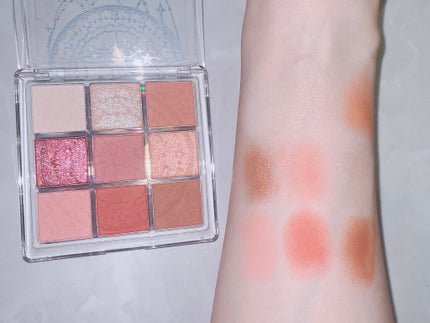 クォーツ 9色アイシャドウパレット(ドリームランドアイシャドウ)/ZEESEA/アイシャドウパレットを使ったクチコミ(3枚目)