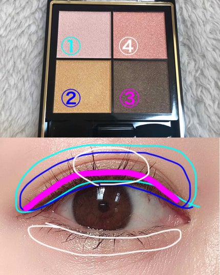 リアルクローズシャドウ/excel/アイシャドウパレットを使ったクチコミ(3枚目)