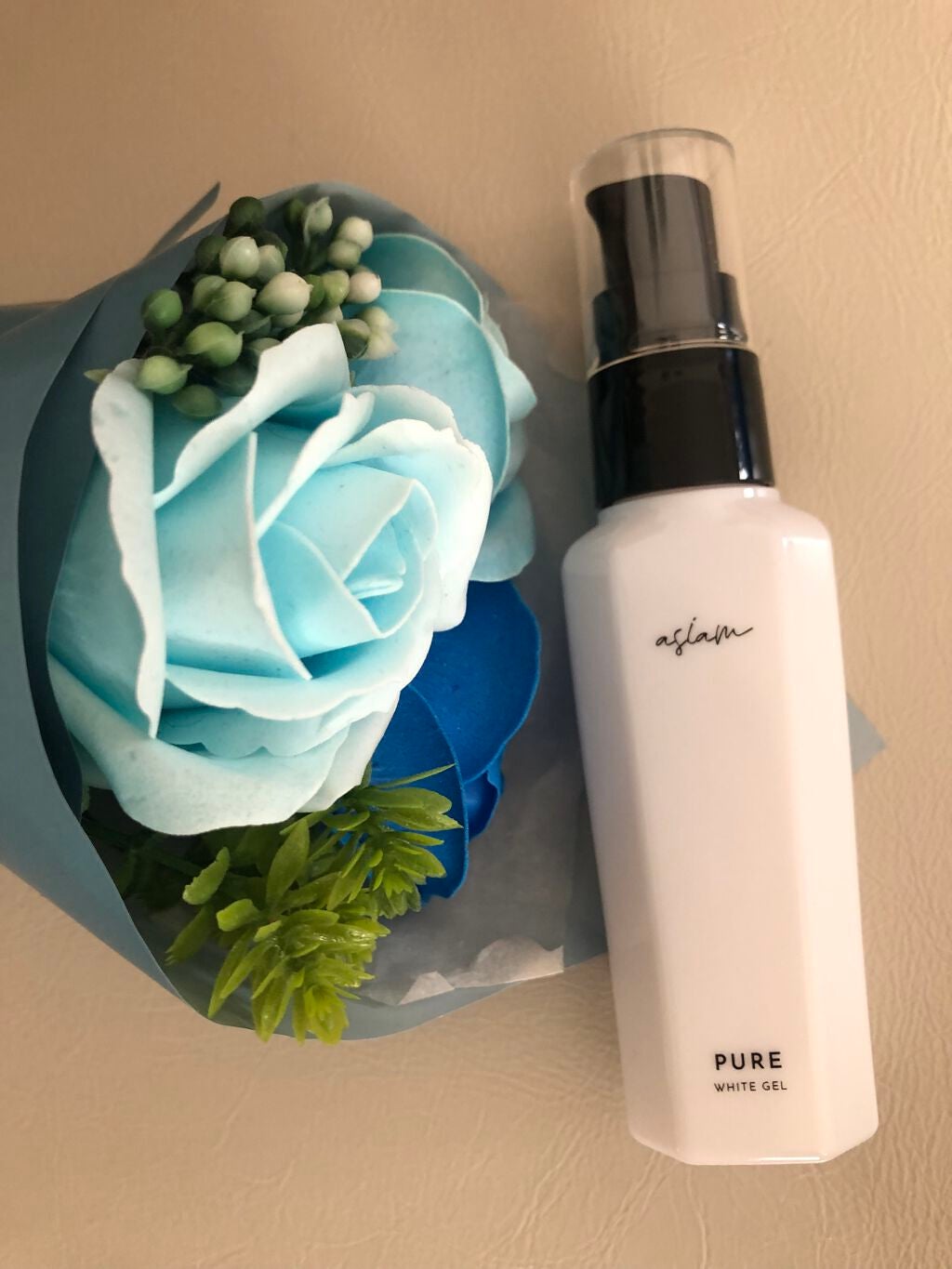 ピュアホワイトジェル/asiam/オールインワン化粧品を使ったクチコミ(3枚目)