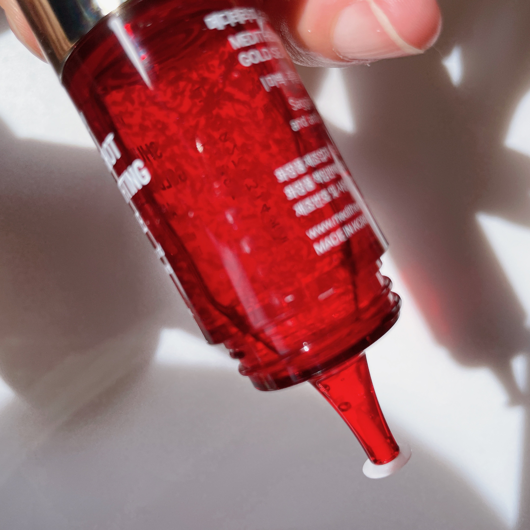 シューマジショットゴールド糸リフティングアンプル/MEDITHERAPY/美容液を使ったクチコミ（2枚目）