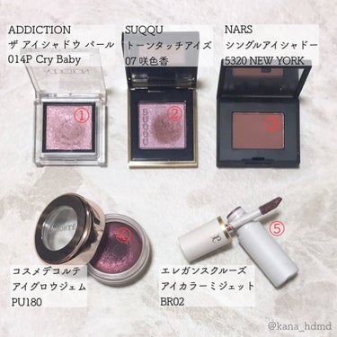 シングルアイシャドー 5320/NARS/パウダーアイシャドウを使ったクチコミ（1枚目）