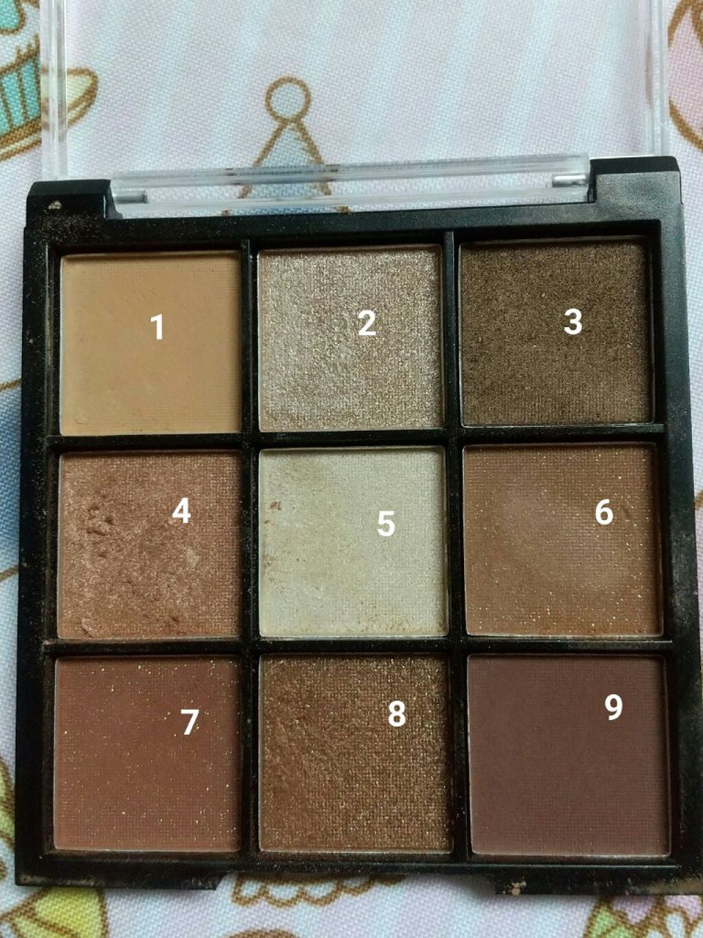 UR GLAM BLOOMING EYE COLOR PALETTE/U R GLAM/アイシャドウパレットを使ったクチコミ(2枚目)