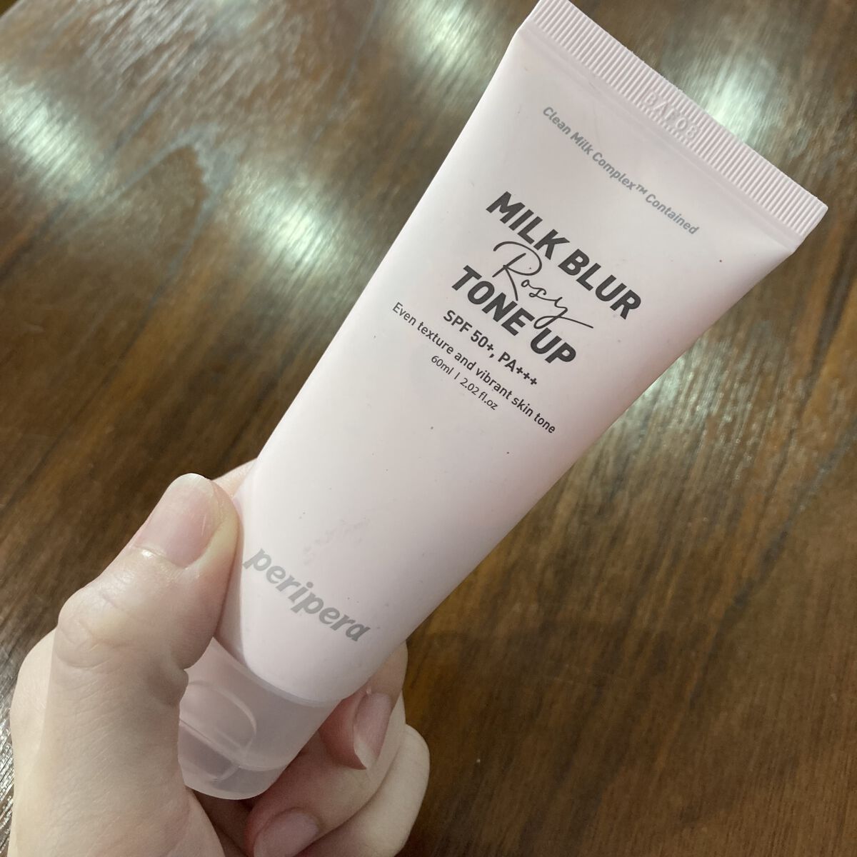 ミルク ブラー トーン アップ クリーム 03 ROSY/PERIPERA/化粧下地を使ったクチコミ（1枚目）