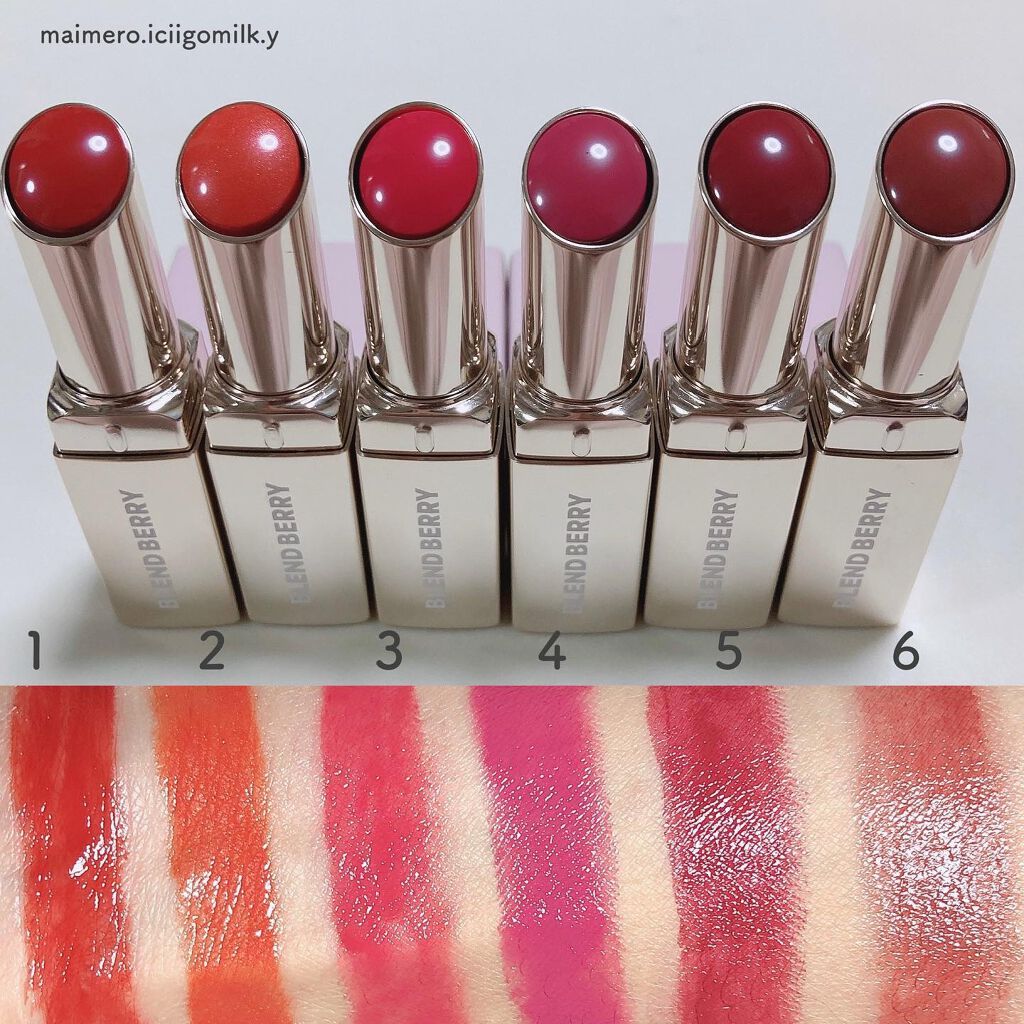 いちごみるく🐰🍼 on LIPS 「🍓ブレンドベリー濃密グロウリップ1,650円唇にのせた瞬間とろ..」(3枚目)
