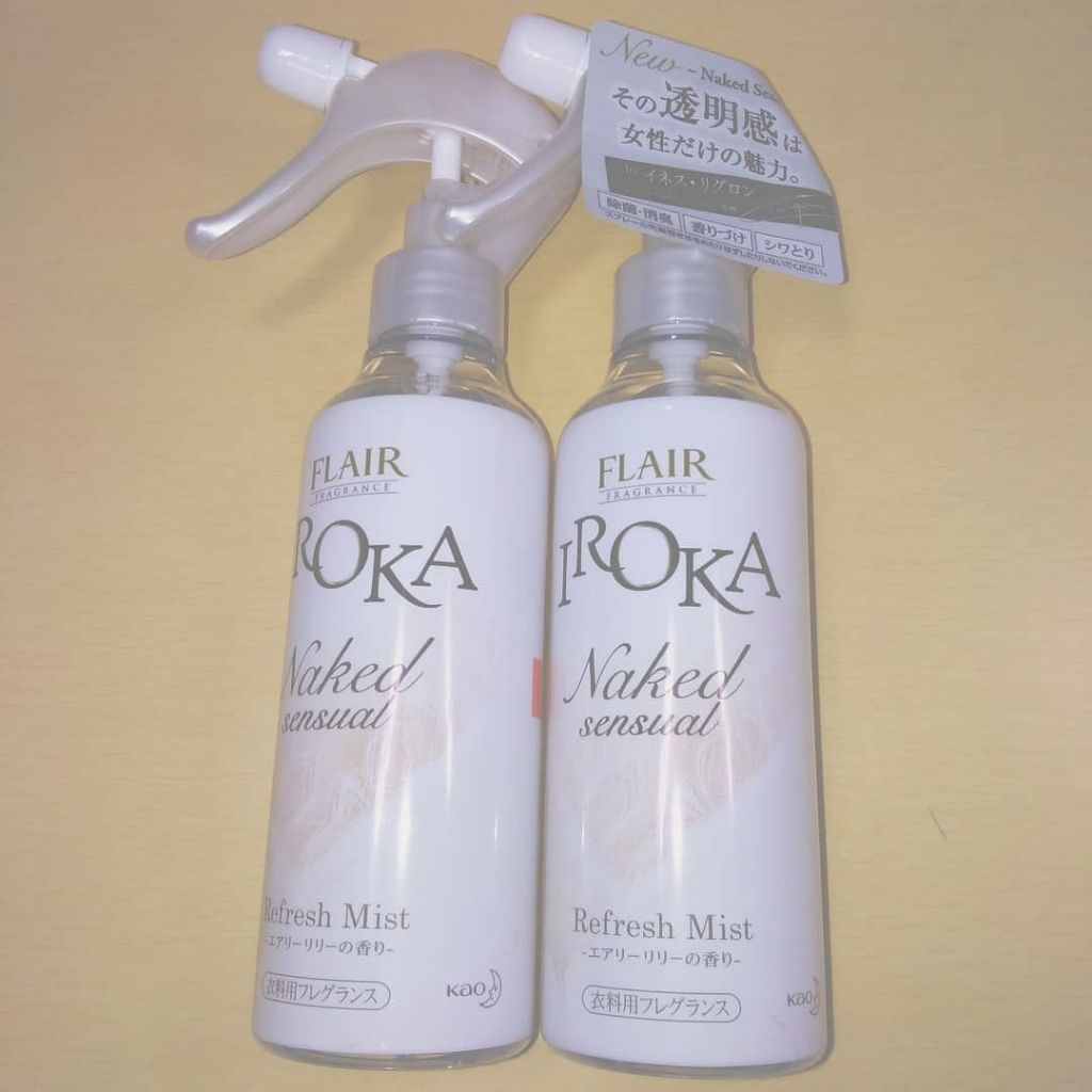 フレア フレグランス IROKA 衣類のリフレッシュミスト エアリー/IROKA/ファブリックミストを使ったクチコミ（2枚目）