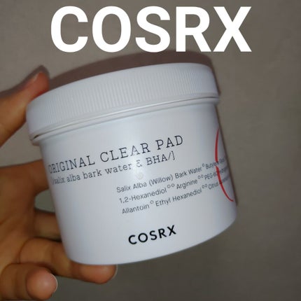 ワンステップオリジナルクリアパッド/COSRX/トナーパッドを使ったクチコミ(1枚目)