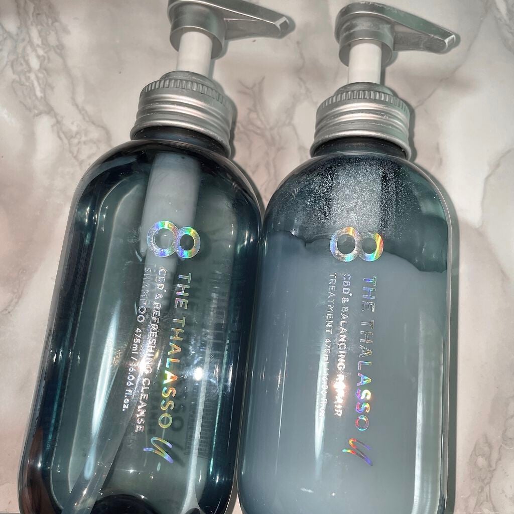 エイトザタラソ ユー CBD&リフレッシング クレンズ 美容液シャンプー/CBD&バランシング ダメージリペア 美容液ヘアトリートメント/エイトザタラソ/市販シャンプーを使ったクチコミ(1枚目)