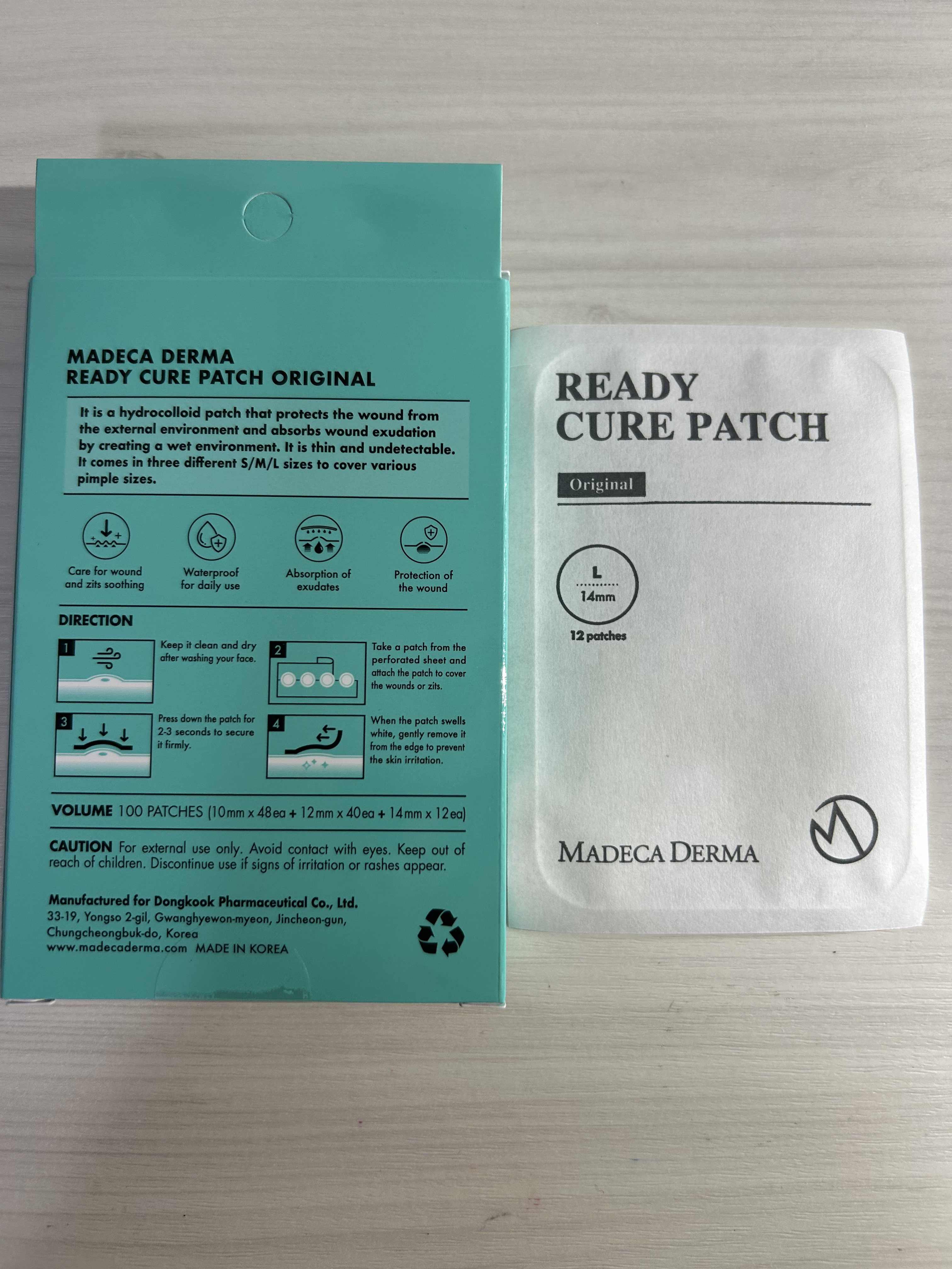 マデカダーマ READY CURE  PATCH ORIGINALのクチコミ「マデカダーマ
READY CURE  PATCH ORIGINAL


qoo10の公式センテ.....」（2枚目）