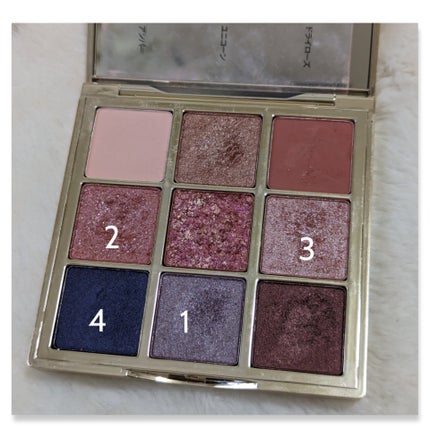 長相思シリーズ 9色アイシャドウパレット/CATKIN/アイシャドウパレットを使ったクチコミ(3枚目)