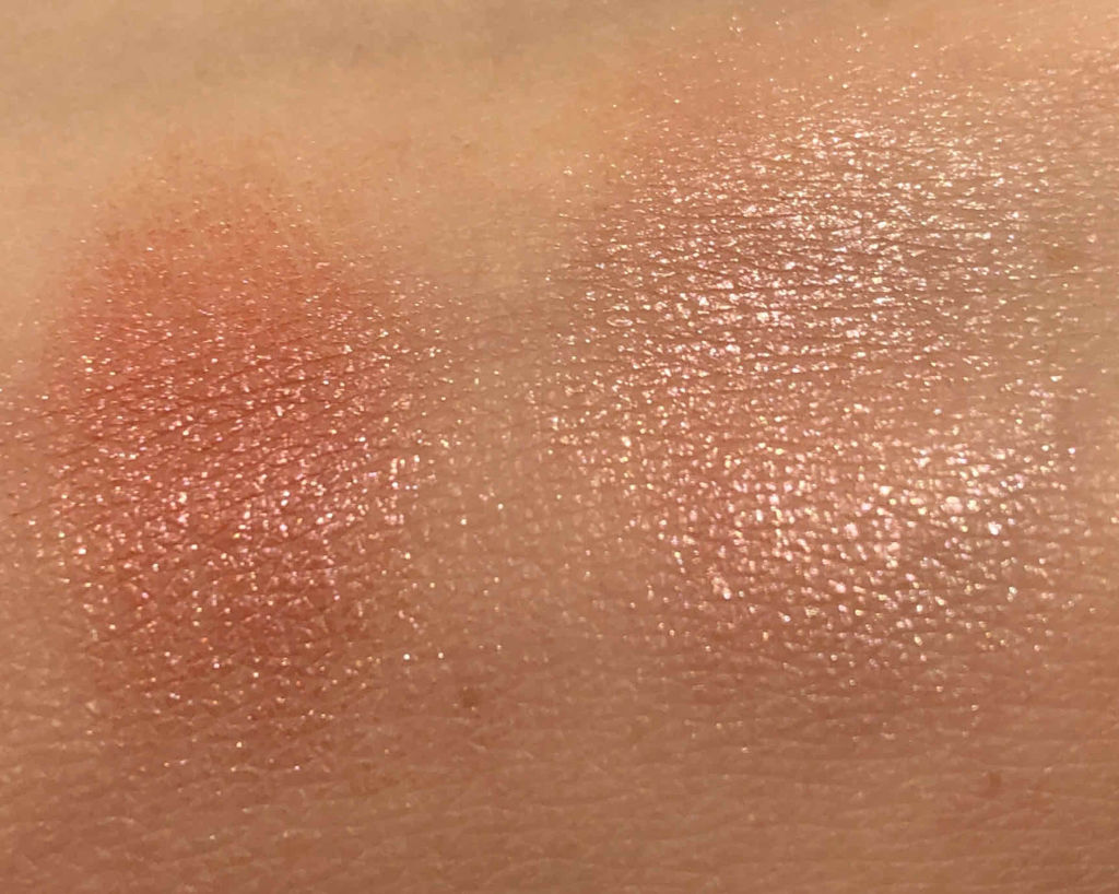 UR GLAM　EYE & CHEEK COLOR コーラルピンク/U R GLAM/単色アイシャドウを使ったクチコミ（2枚目）