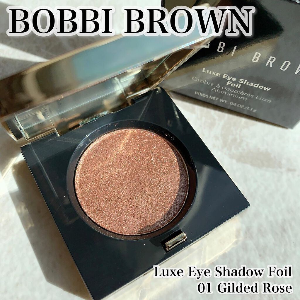 リュクスアイシャドウ 01 ギルディッドローズ(フォイル)/BOBBI BROWN/単色アイシャドウを使ったクチコミ（1枚目）