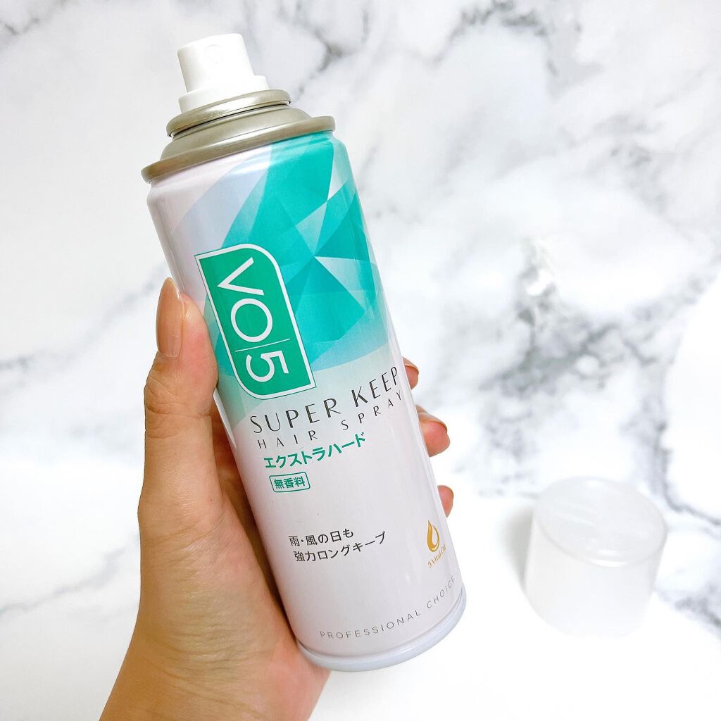 スーパーキープヘアスプレイ<エクストラハード> 無香料/VO5/ヘアスプレーを使ったクチコミ(3枚目)