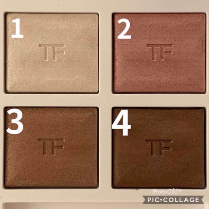 ソレイユ アイ カラー クォード/TOM FORD BEAUTY/アイシャドウパレットを使ったクチコミ(5枚目)