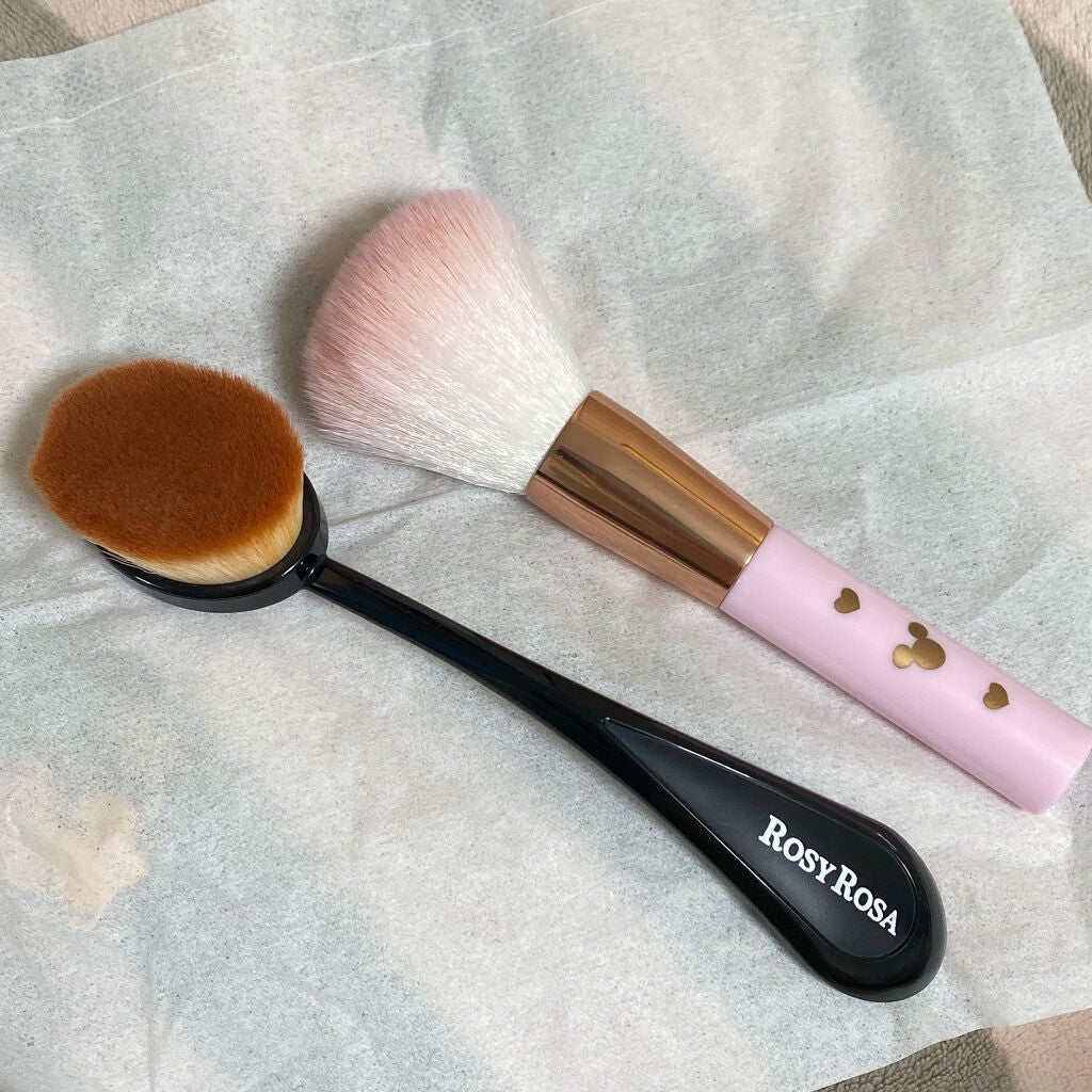 ごくふわっ ミッキーブラシ/DAISO/メイクブラシを使ったクチコミ(4枚目)