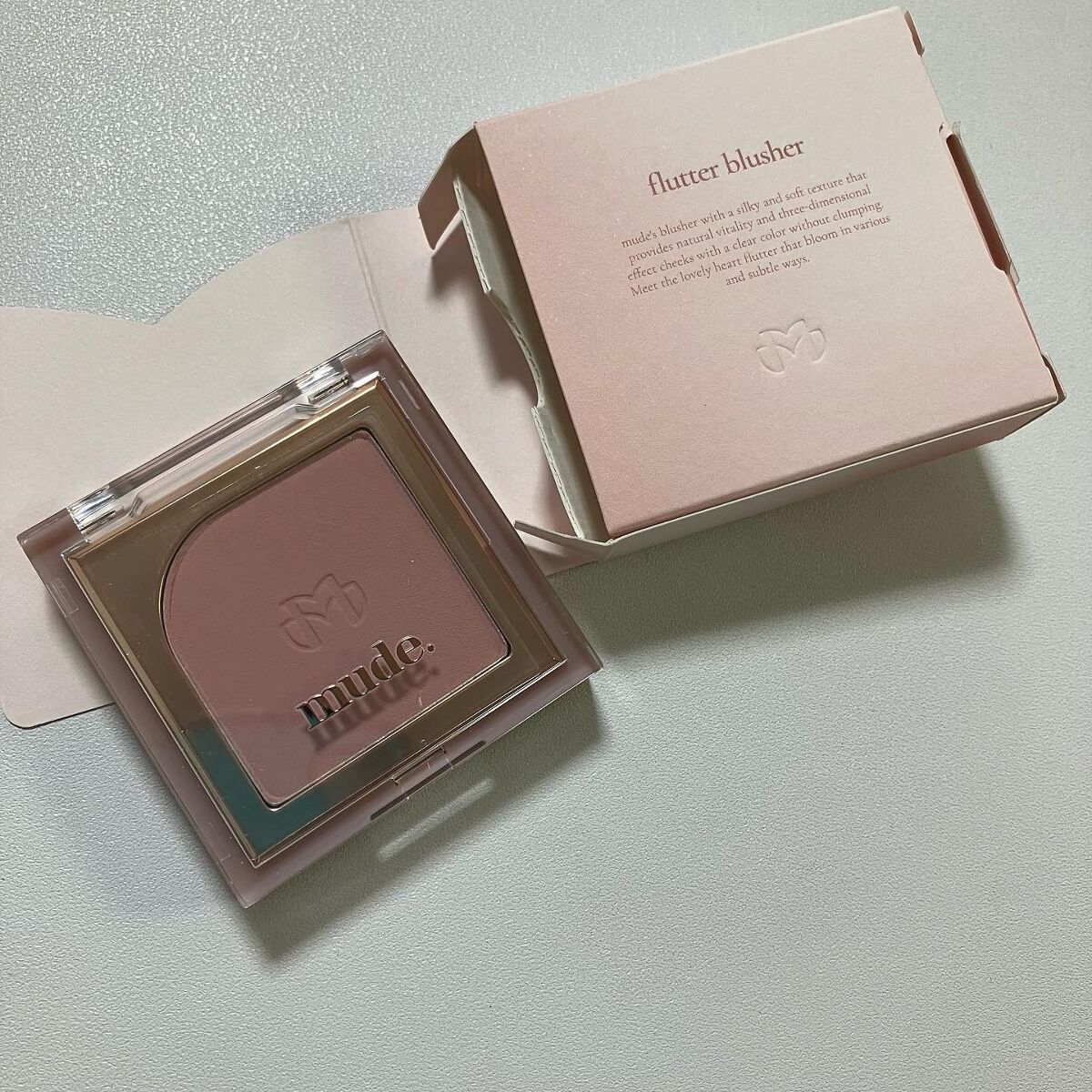 フラッターブラッシャー/mude/パウダーチークを使ったクチコミ(1枚目)