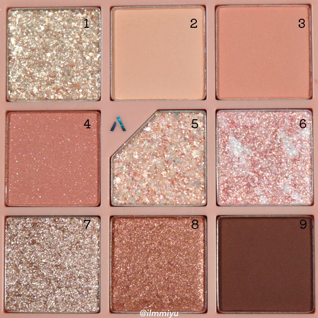 グリッターペディアアイパレット/unleashia/アイシャドウパレットを使ったクチコミ(8枚目)