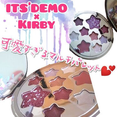 ITS’DEMO × 星のカービィ✰︎マルチパレット
〈PUPUPU CANDY〉
¥1,800＋税


可愛すぎるアイシャドウ&リップのパレット！！
欲しいけど近くにイッツデモがない…ということでオン