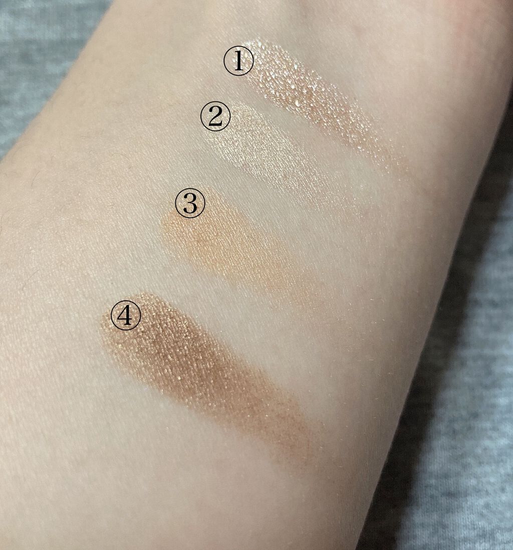 ベージュトーンアイシャドウ/CEZANNE/アイシャドウパレットを使ったクチコミ(4枚目)