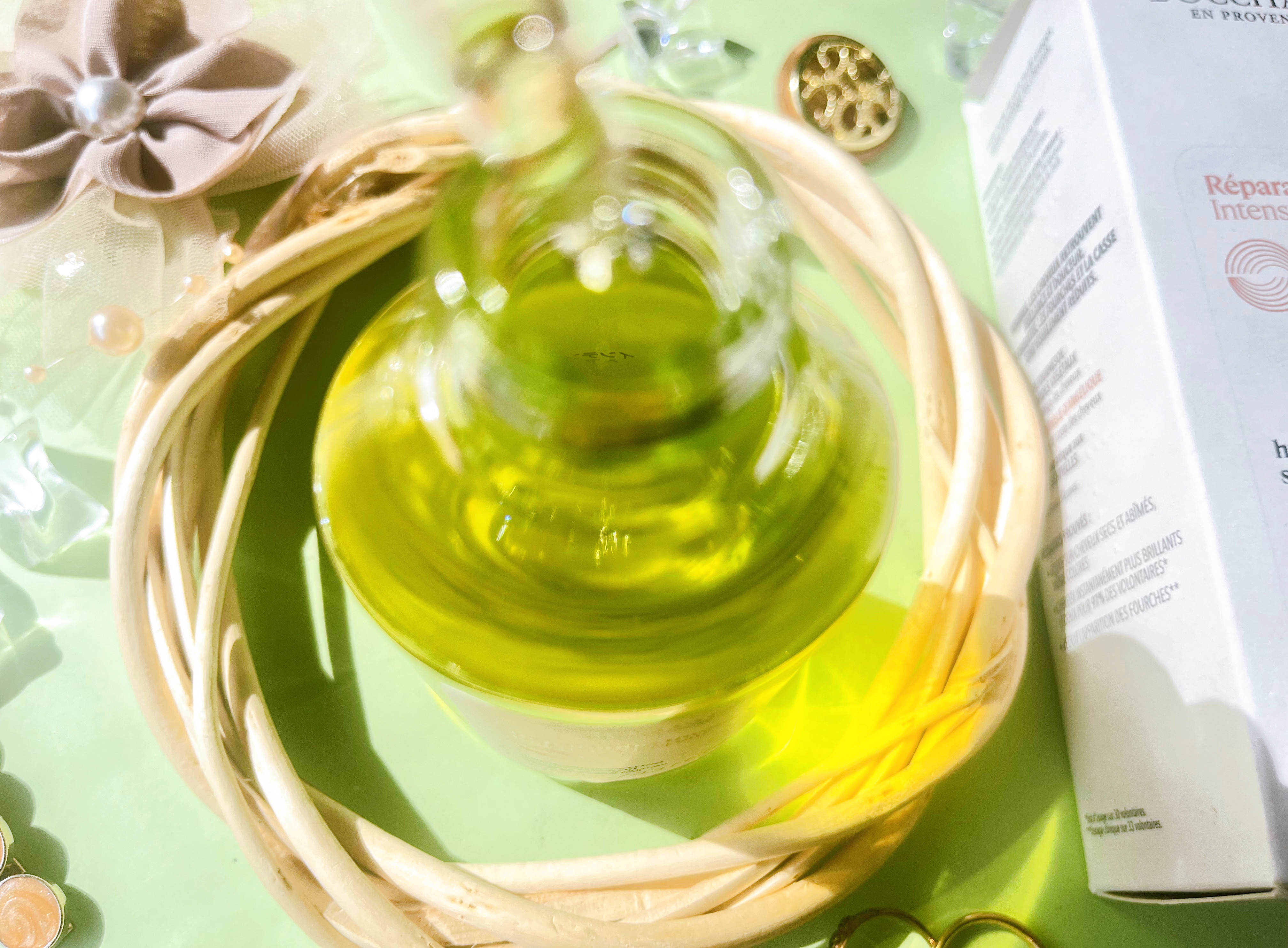 インテンシヴリペア ヘアオイル 100mL/L'OCCITANE/ヘアオイルを使ったクチコミ（2枚目）