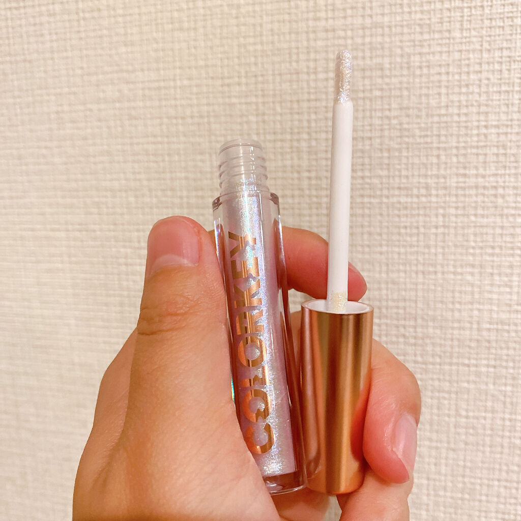 スパークリングギャラクシーリキッドアイシャドウ/COLORKEY/リキッドアイシャドウを使ったクチコミ（3枚目）