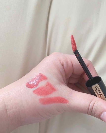 ルージュシグネチャー /ロレアル パリ/リップグロスを使ったクチコミ(2枚目)