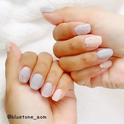 セミキュアジェルネイル(ハンド)/ohora/ネイルシールを使ったクチコミ(2枚目)