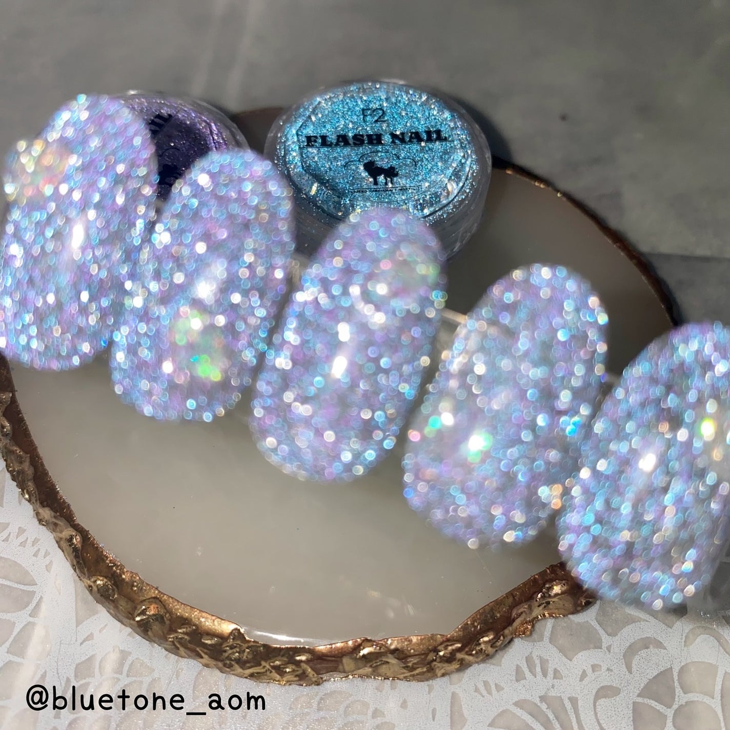 フラッシュパウダー/WSPT JAPAN/ネイル用品を使ったクチコミ(6枚目)