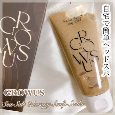 シーソルトセラピースカルプスケーラー/GROWUS/頭皮ケアを使ったクチコミ（1枚目）